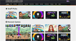 Desktop Screenshot of chrome-games.com