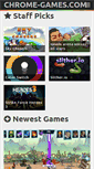 Mobile Screenshot of chrome-games.com