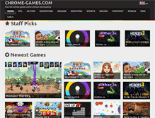 Tablet Screenshot of chrome-games.com